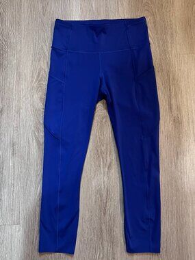 Lululemon Blue High Waisted Leggings Size 6